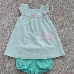 Carter's Dress and Bloomer Set